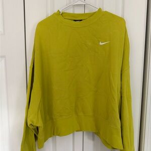 Nike Women's Lime Green Sweatshirt